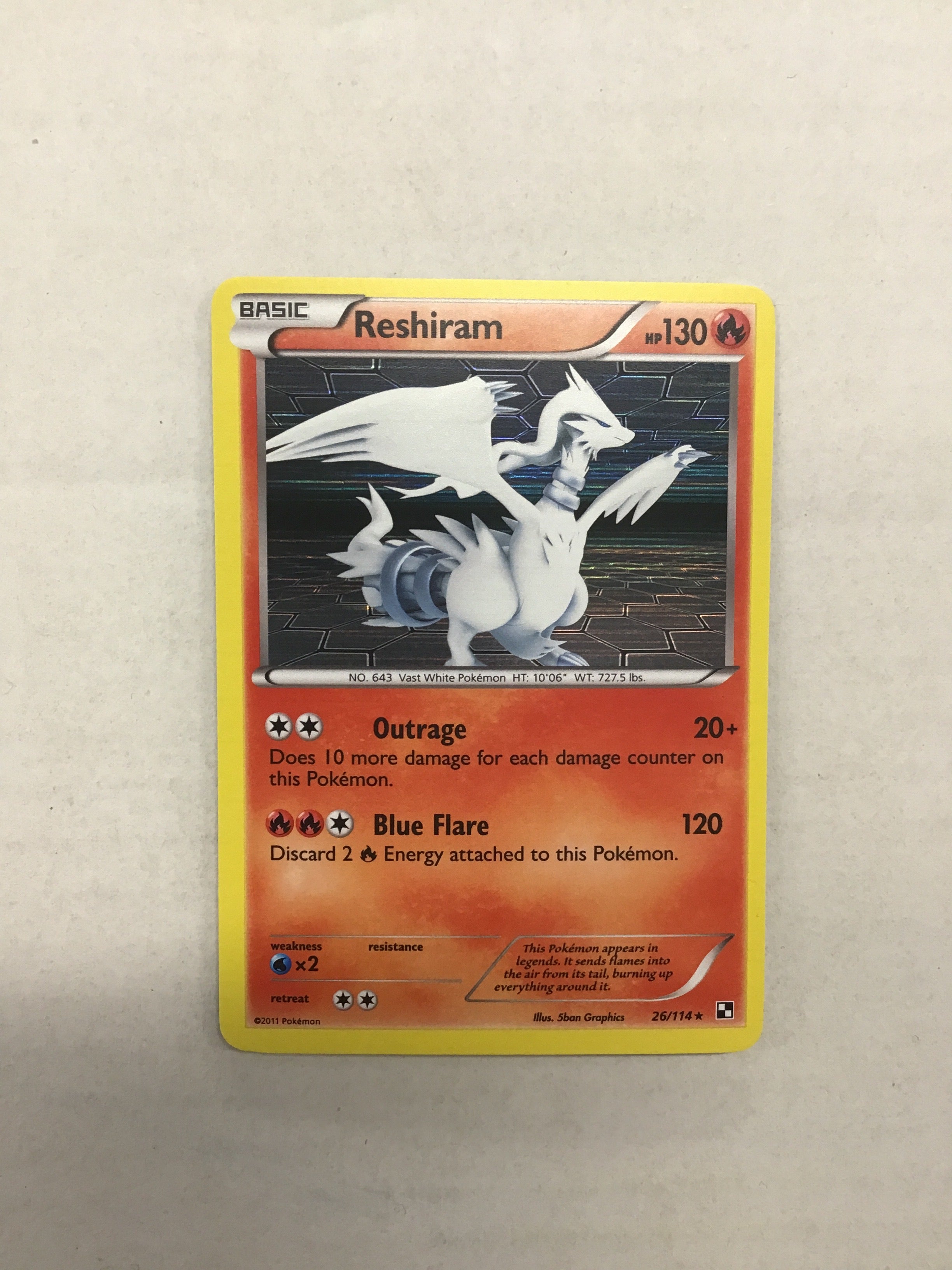 Pokémon TCG - Black and White Reshiram 26/114 NM