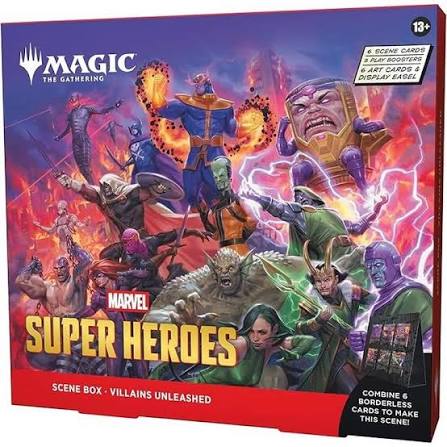 Magic The Gathering TCG - Marvel Super Heroes Villains Unleashed Scene Box