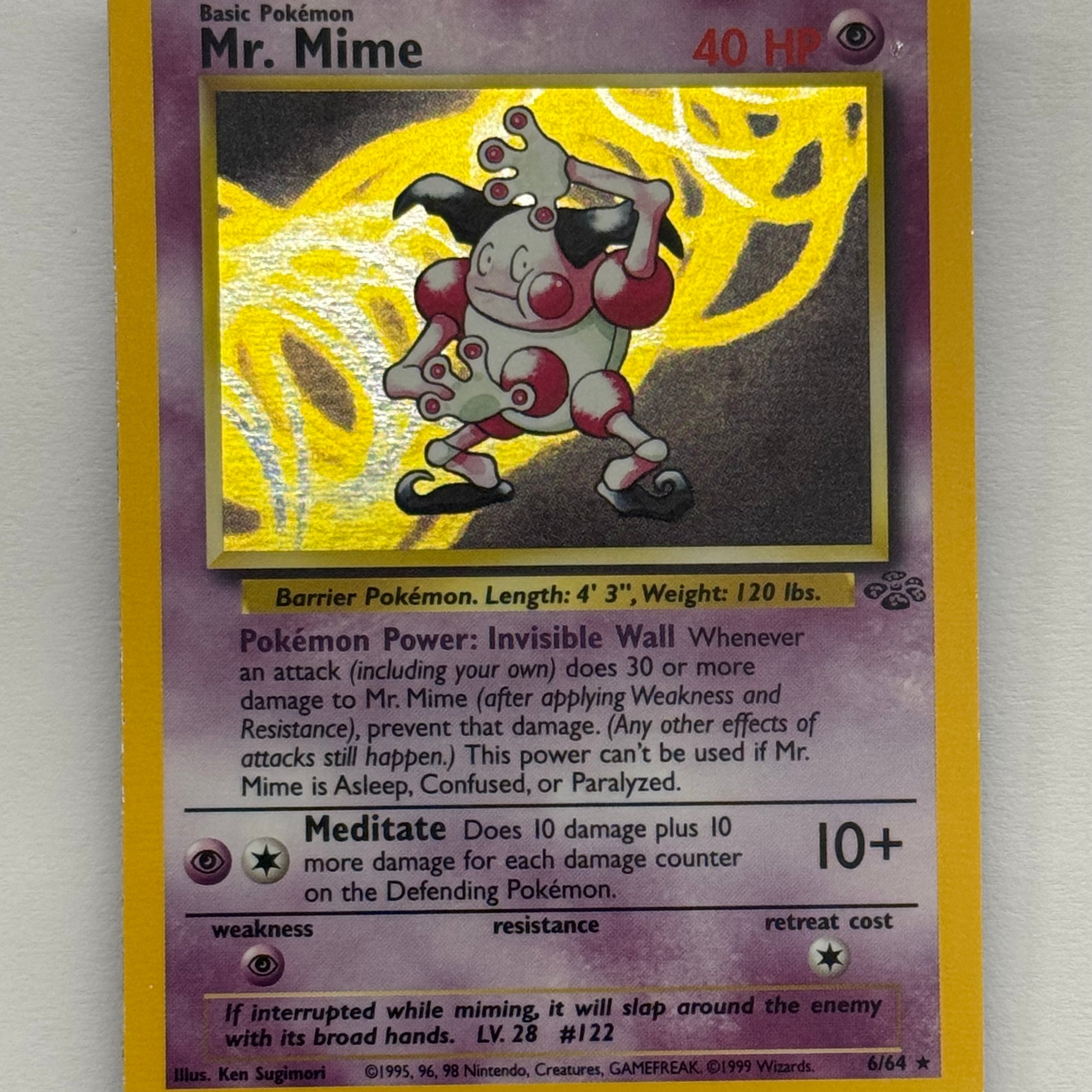 Pokémon TCG - Jungle Unlimited Mr.Mime 6/64 LP