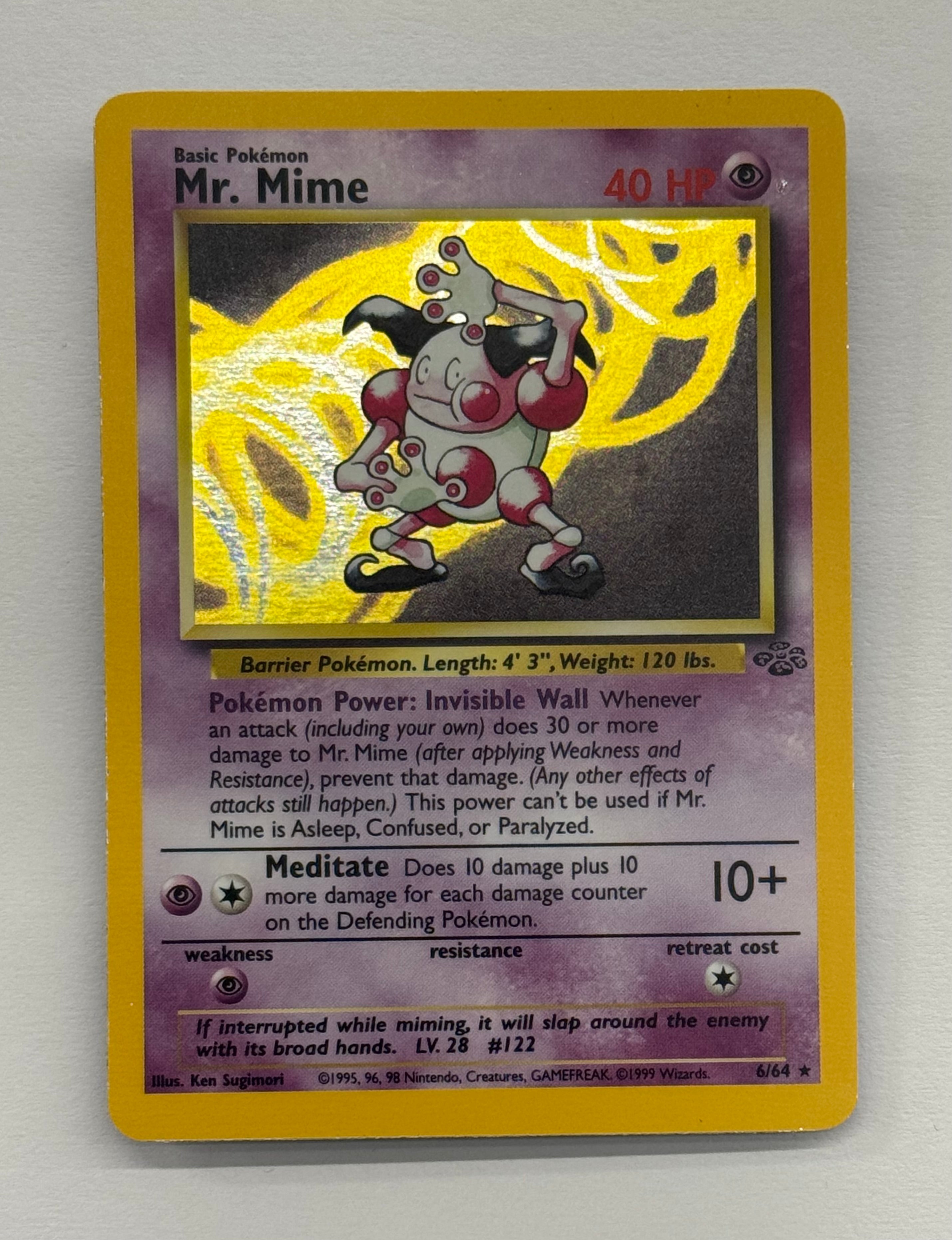 Pokémon TCG - Jungle Unlimited Mr.Mime 6/64 LP