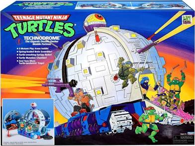 Playmates Teenage Mutant Ninja Turtles Technodrome Double Decker Mobile Fortress