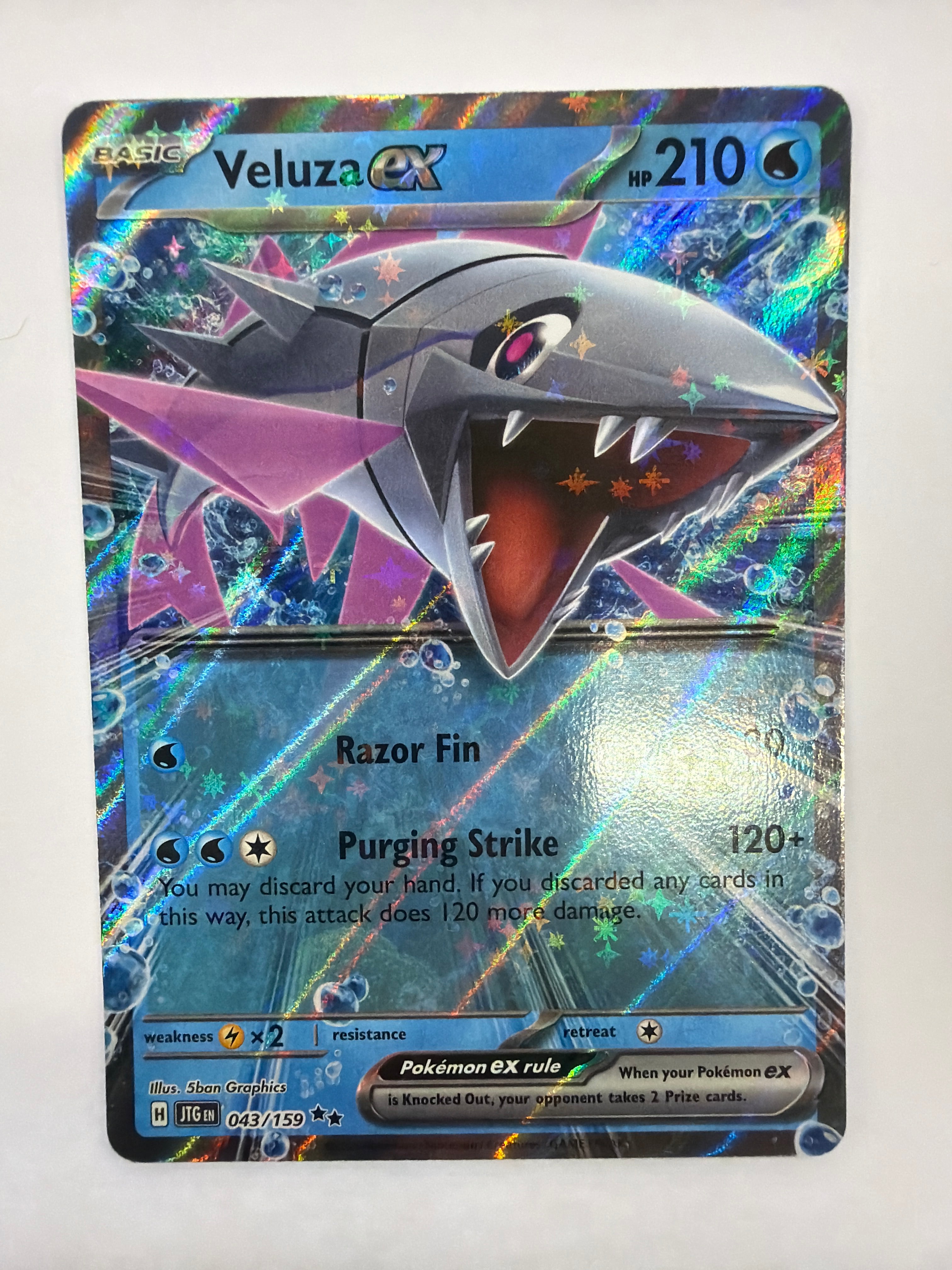 Pokémon TCG - Journey Together Veluza ex 043/159 NM