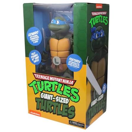 Neca Nickelodeon Teenage Mutant Ninja Turtles Giant Sized Turtles Leonardo Animated Series 1/4 Scale Action Figure