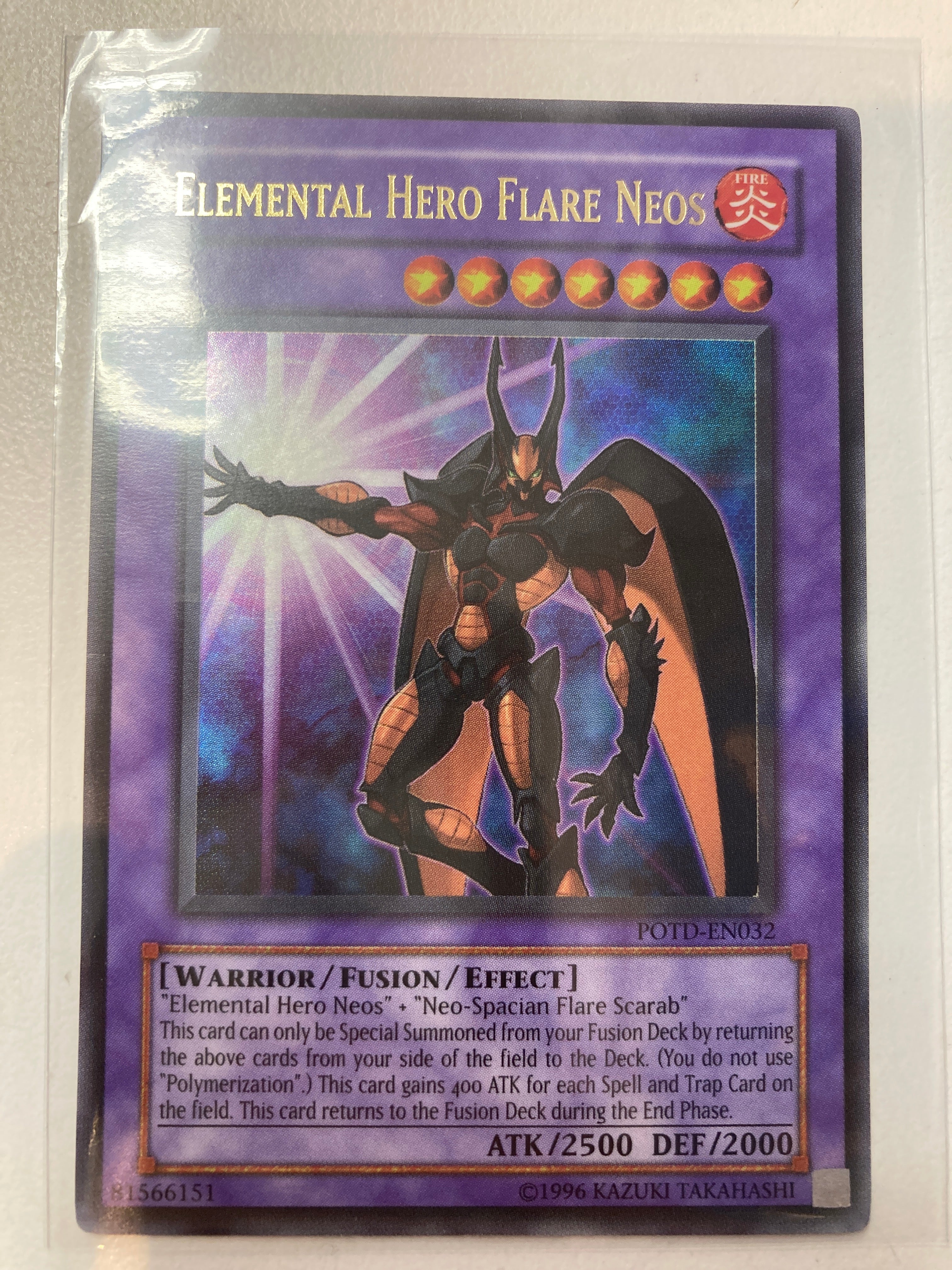 Yugioh TCG Elemental Hero Flare Neos POTD-EN032 Ultra Rare Mint True Believers Gaming and Collectibles Yugioh TCG Elemental Hero Flare Neos POTD-EN032 Ultra Rare Mint True Believers Gaming and Collectibles