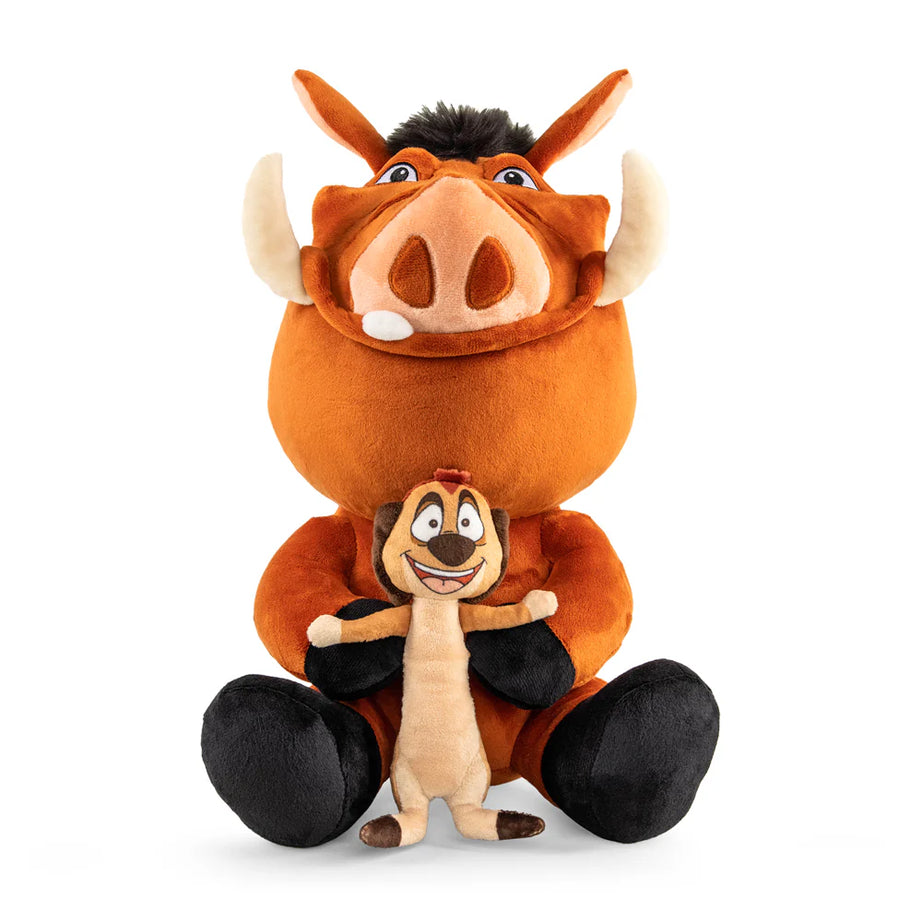 Kidrobot The Lion King Timon & Pumba 16" HugMe Plush