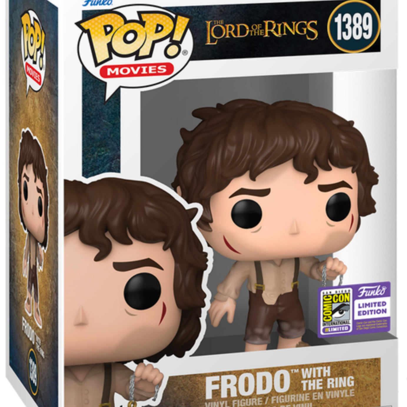 Funko Pop! Movies Lord Of The Rings Frodo With The Ring SDCC 2023 Exclusive Convention Sticker #1389