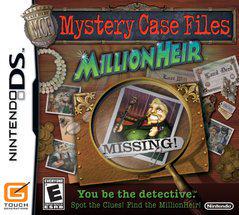 Nintendo DS Mystery Case Files Million Heir Video Game (Complete In Box)