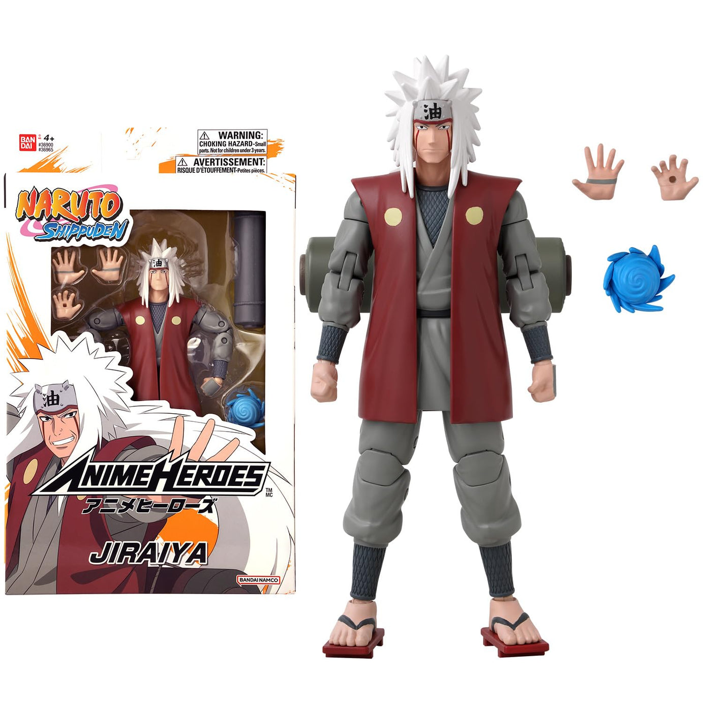 Bandai Anime Heroes Beyond Naruto Shippuden Jiraya Action Figure