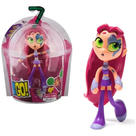Spin Master DC Teen Titans Go! Twisty Titans Starfire Color Change Action Figure