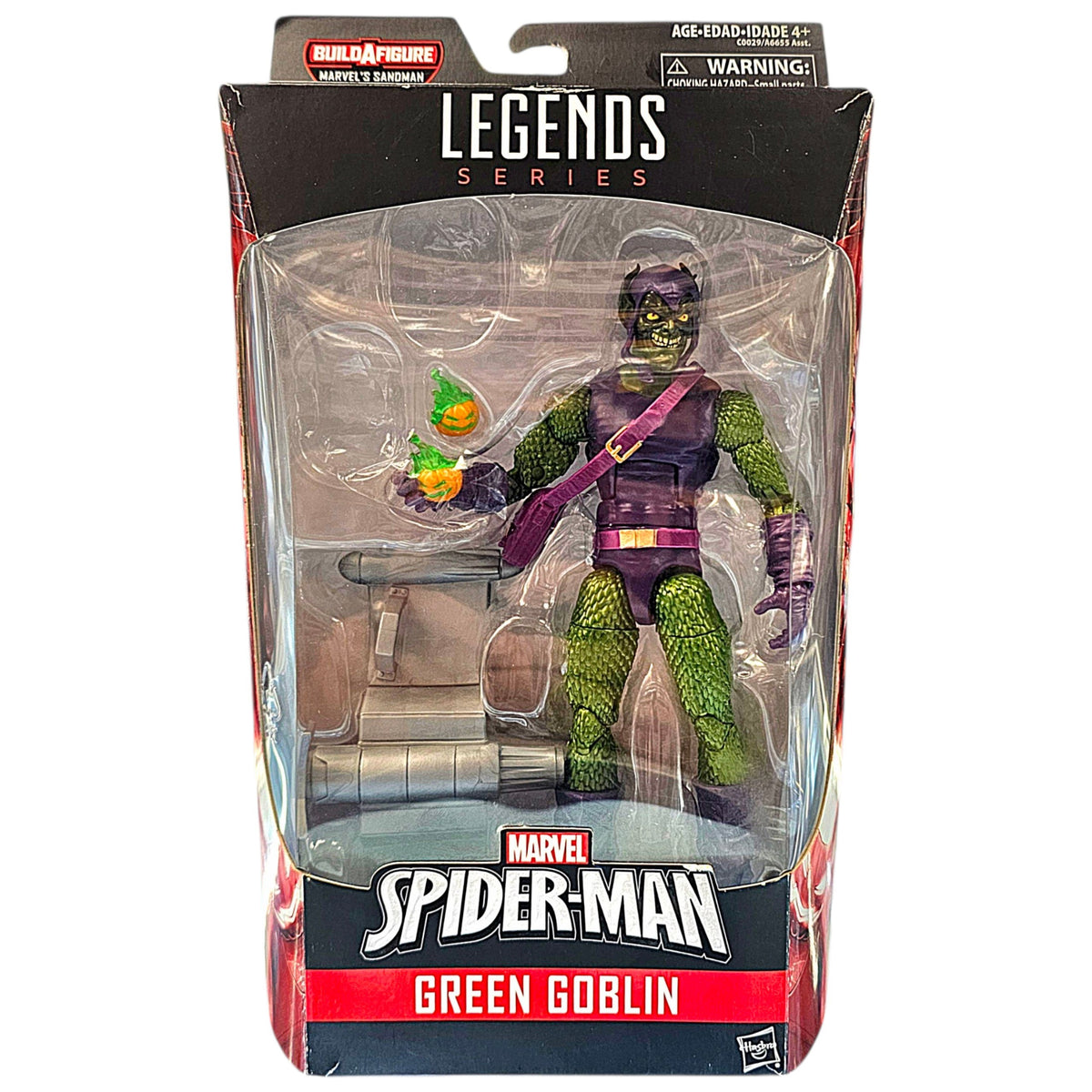 Hasbro Marvel Legends Spider-Man Green Goblin Action Figure (Missing BAF Parts)