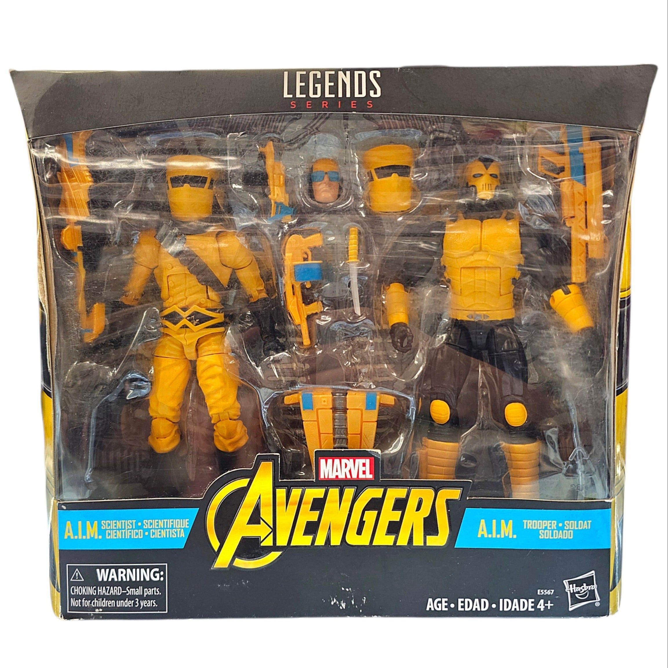 Hasbro Marvel Legends Series Avengers A.I.M. Scientist & A.I.M. Trooper Action Figure 2-Pack (Missing Gun)