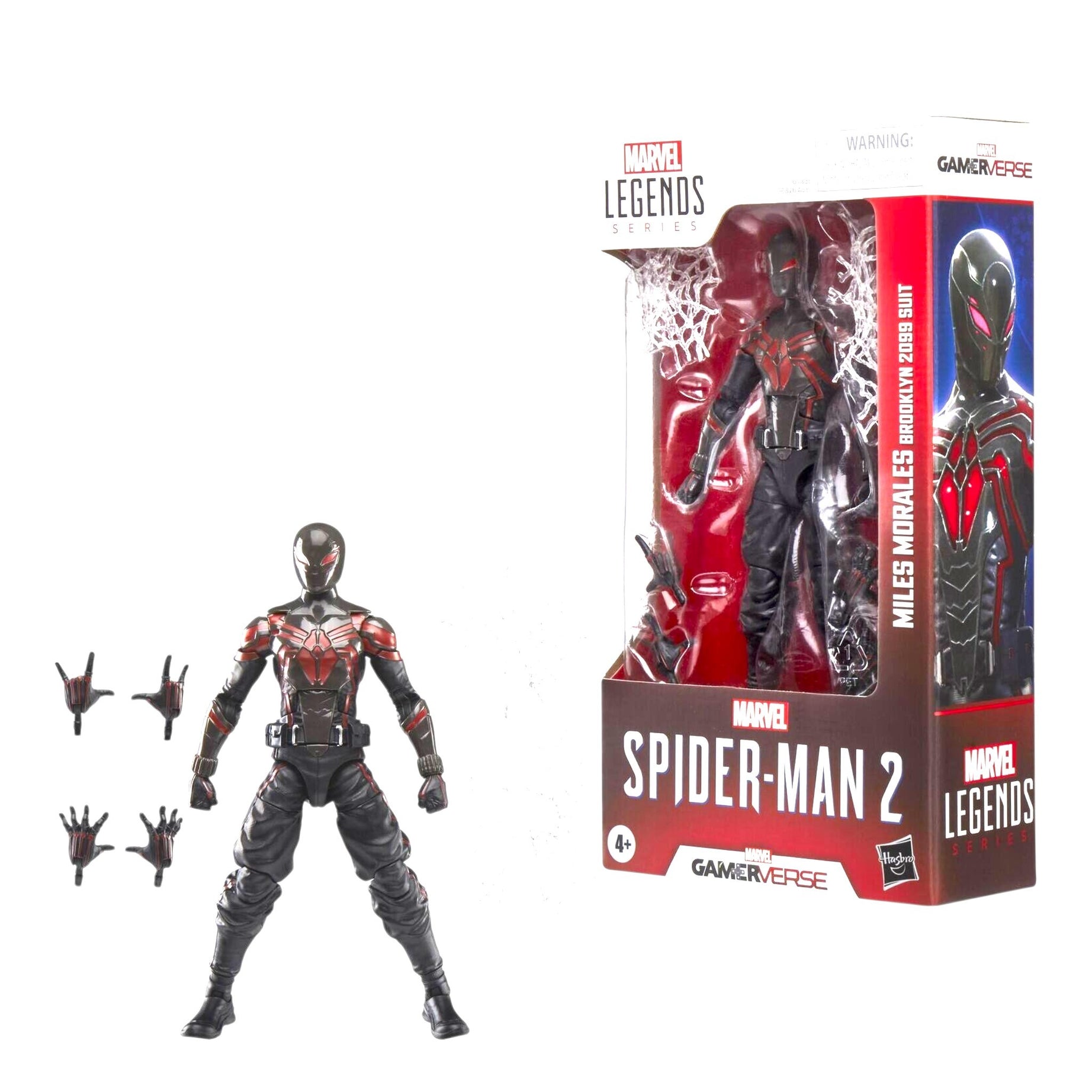 Hasbro Marvel Legends Series Gamerverse Spider-Man 2 Miles Morales Brooklyn 2099 Suit Action Figure