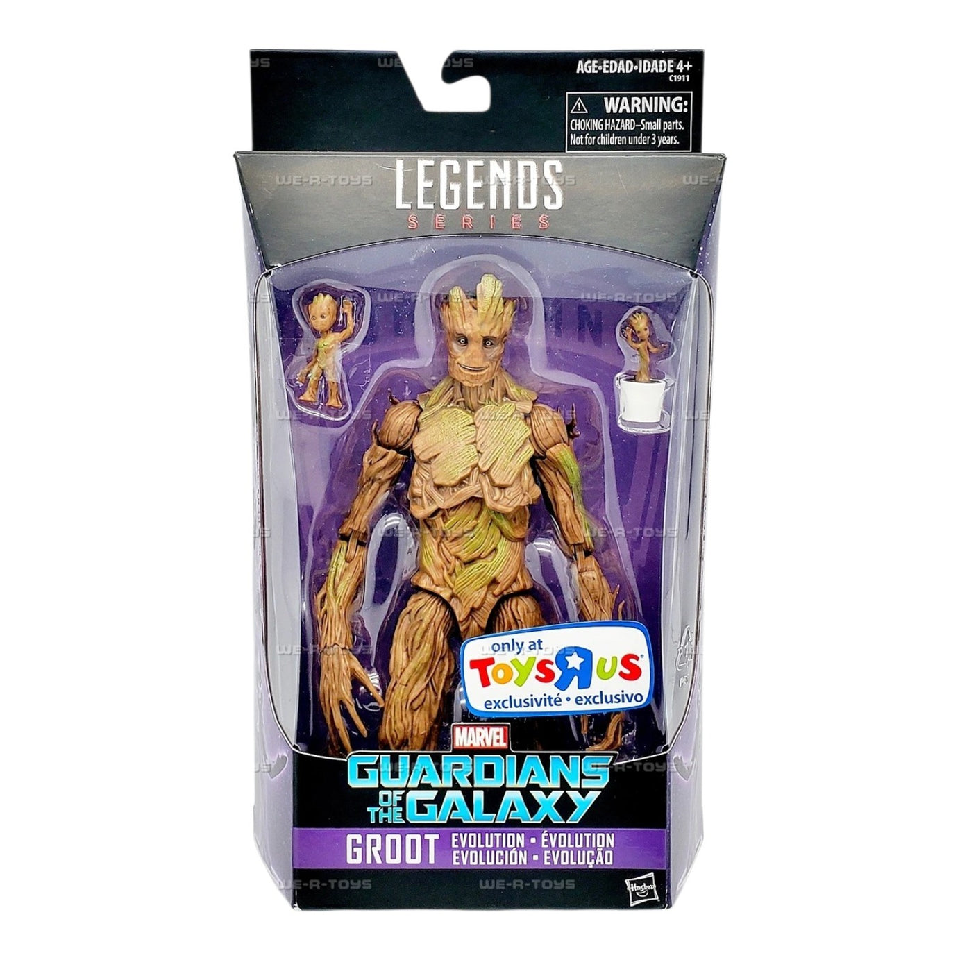 Hasbro Marvel Legends Guardians of the Galaxy Groot Action Figure Toys R Us Exclusive