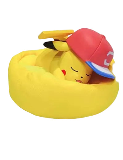Pokémon Pikachu Sleeping On Beanbag Figure