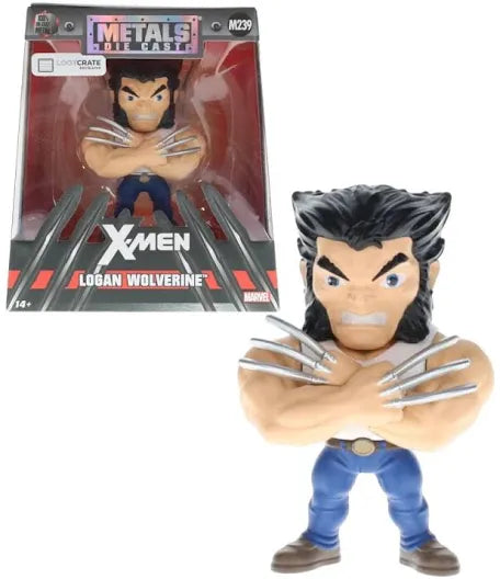 Jada Toys Metals Die Cast Marvel X-Men Logan Wolverine Lootcrate Exclusive M239