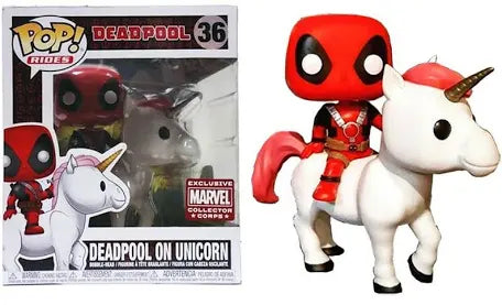 Funko Pop! Rides Deadpool Deadpool on Unicorn Marvel Collector Corps Exclusive #36