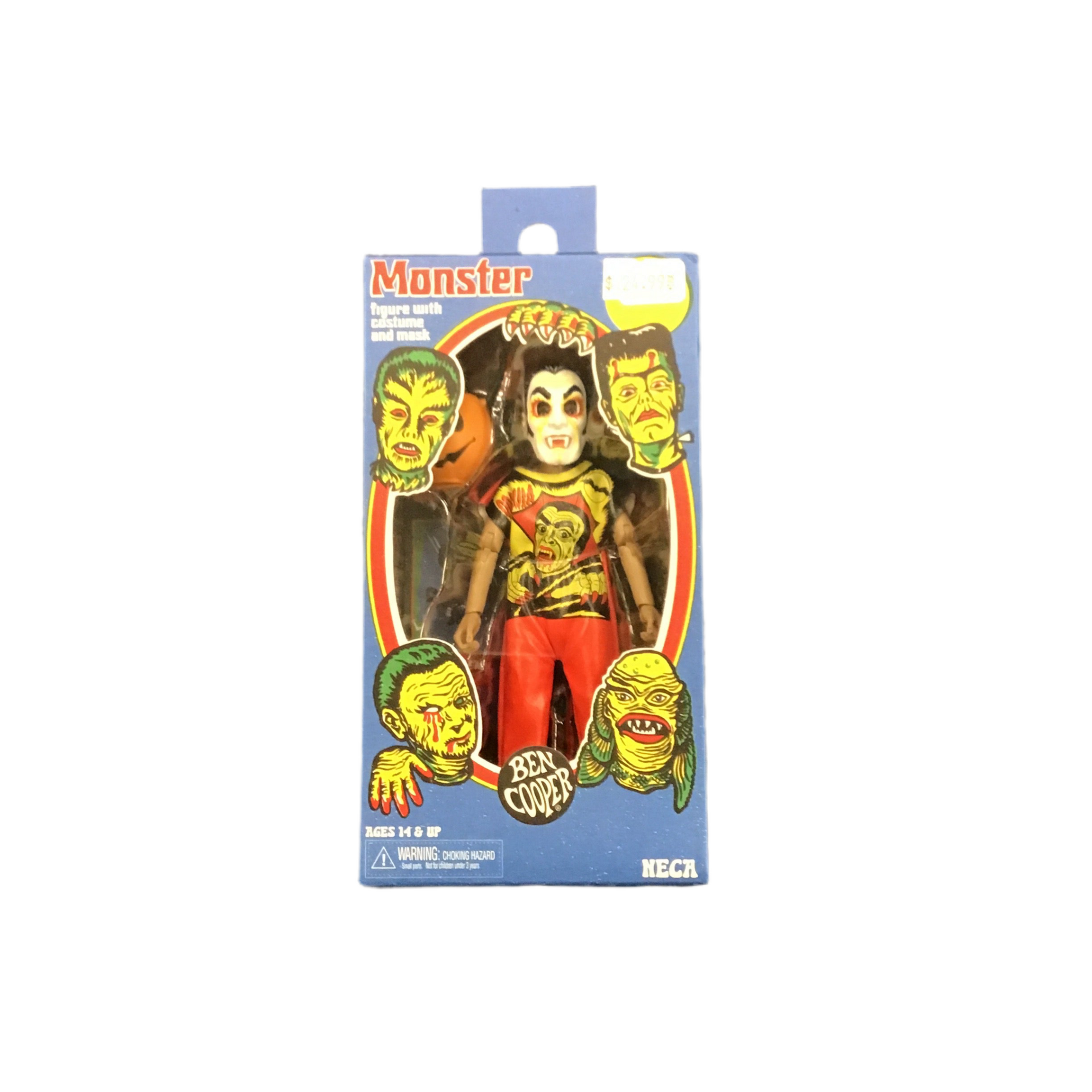 Neca Ben Cooper Monster Dracula Action Figure with Costume and Mask