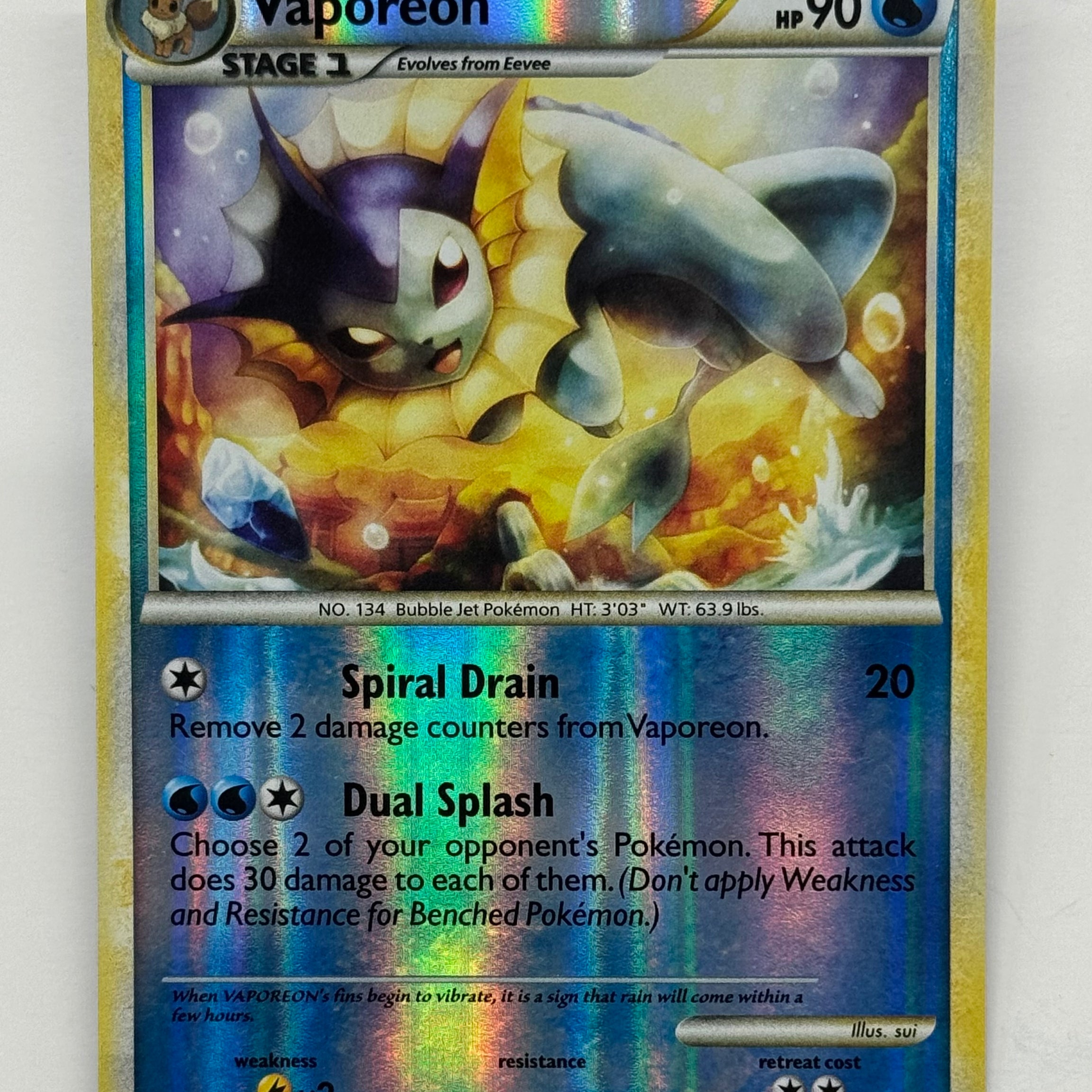 Pokémon TCG - Call of Legends Vaporeon 52/95 HP