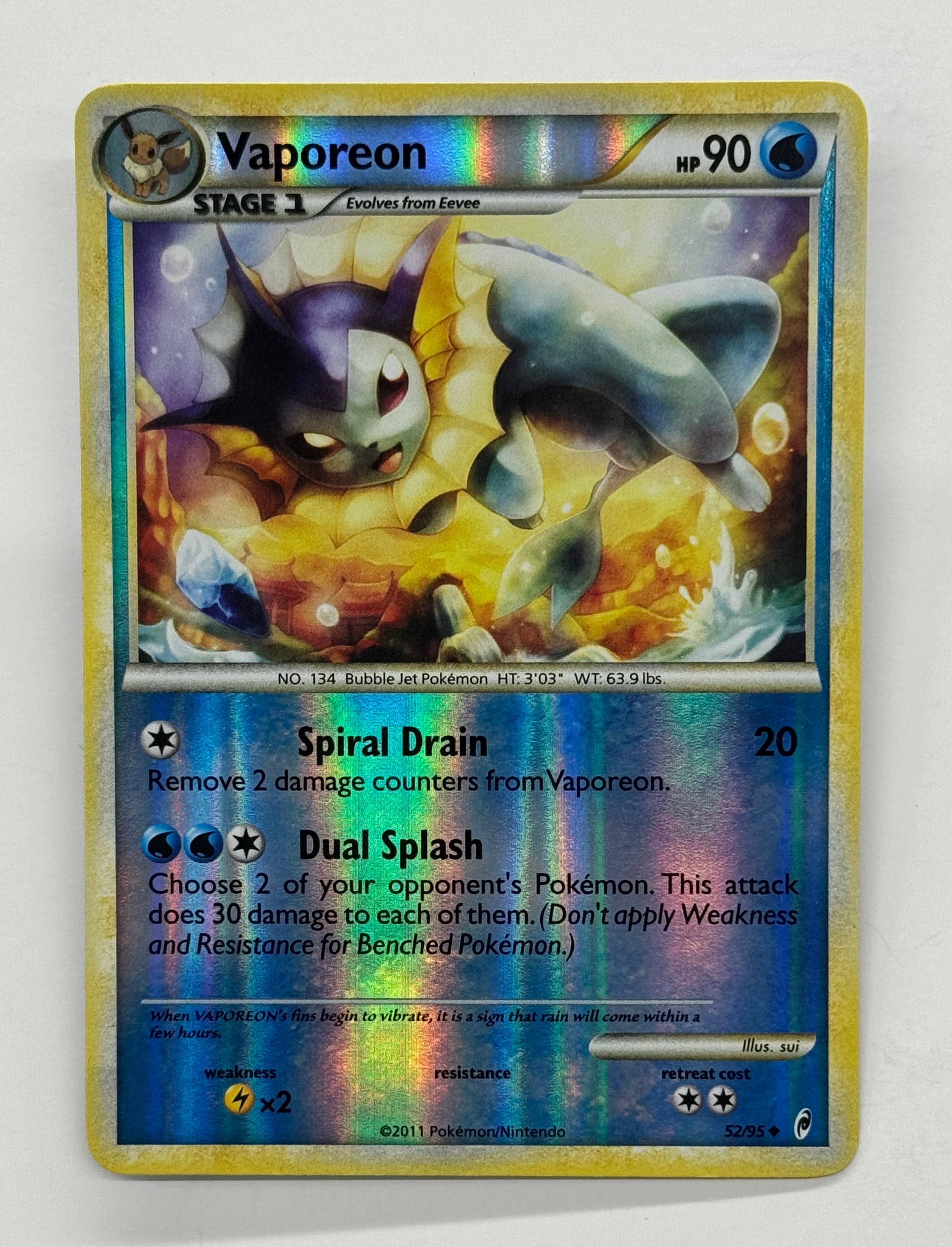 Pokémon TCG - Call of Legends Vaporeon 52/95 HP