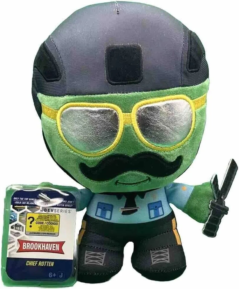 Jazwares Roblox Brookhaven Chief Rotten Plush