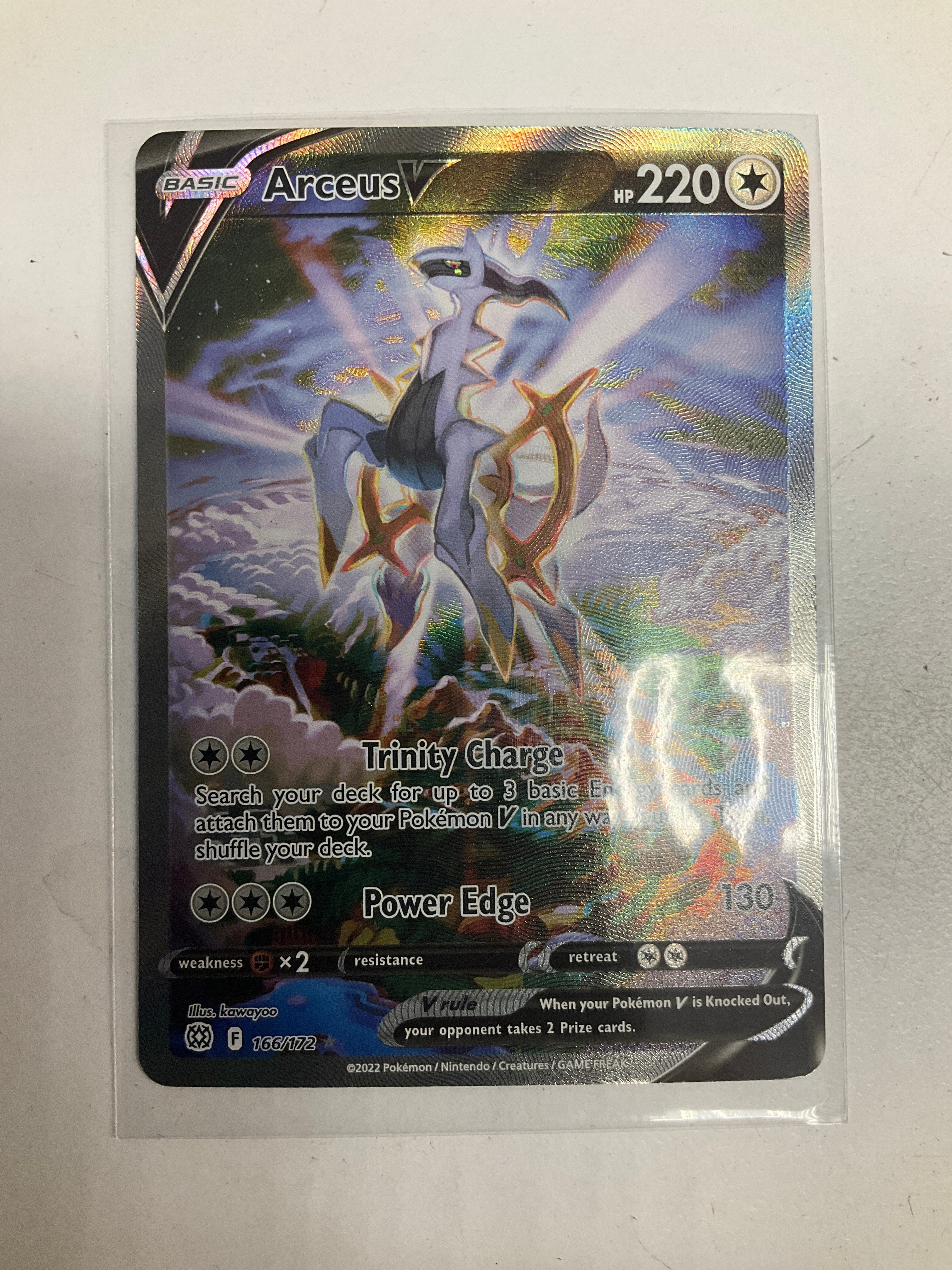Pokemon TCG Arceus V 166/172 Astral Radiance Illustration Rare NM True Believers Gaming and Collectibles Pokemon TCG Arceus V 166/172 Astral Radiance Illustration Rare NM True Believers Gaming and Collectibles