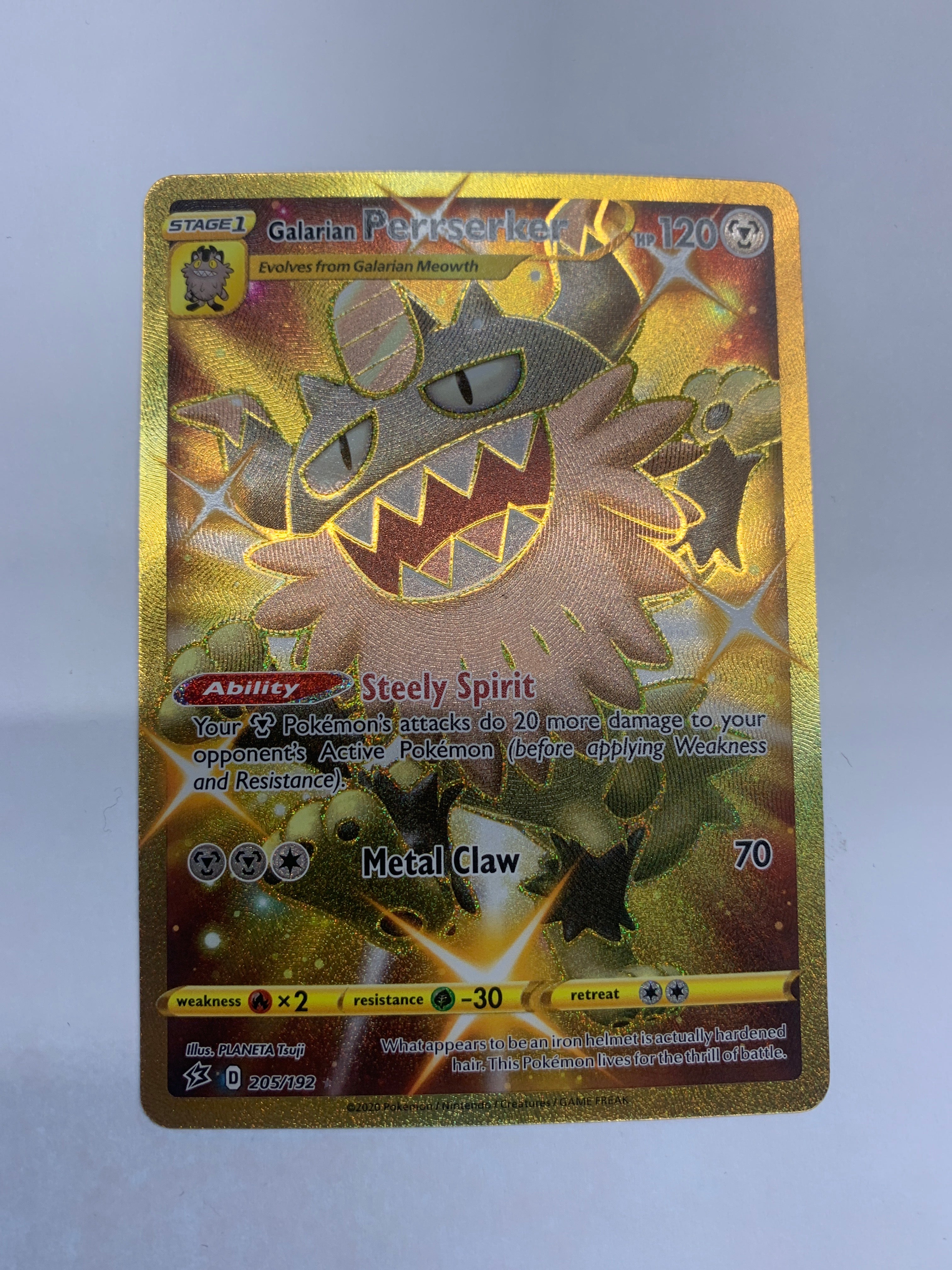 Pokémon TCG - Rebel Clash Galarian Perrserker 205/192 NM
