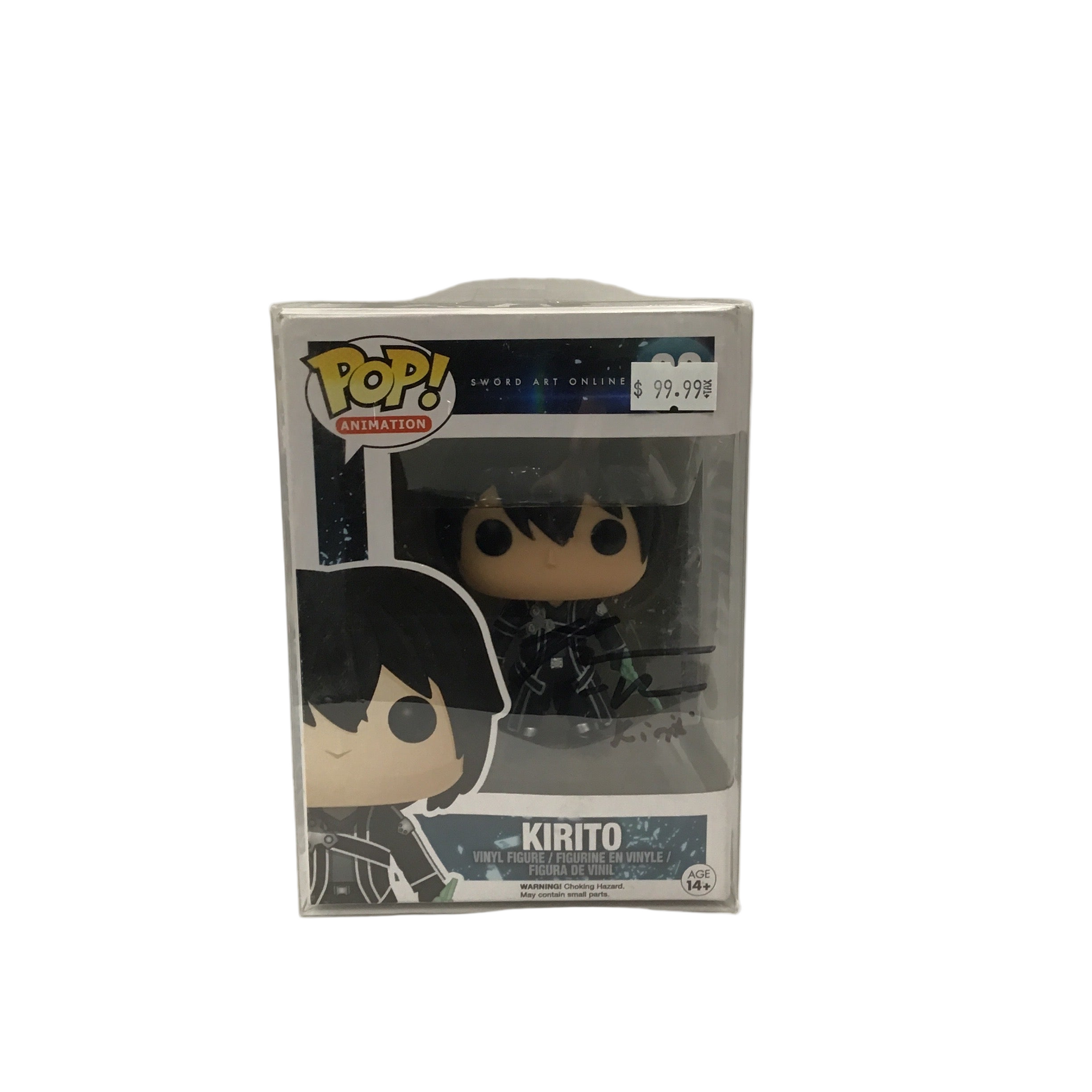 SIGNED Funko Pop! Animation Sword Art Online Kirito #82