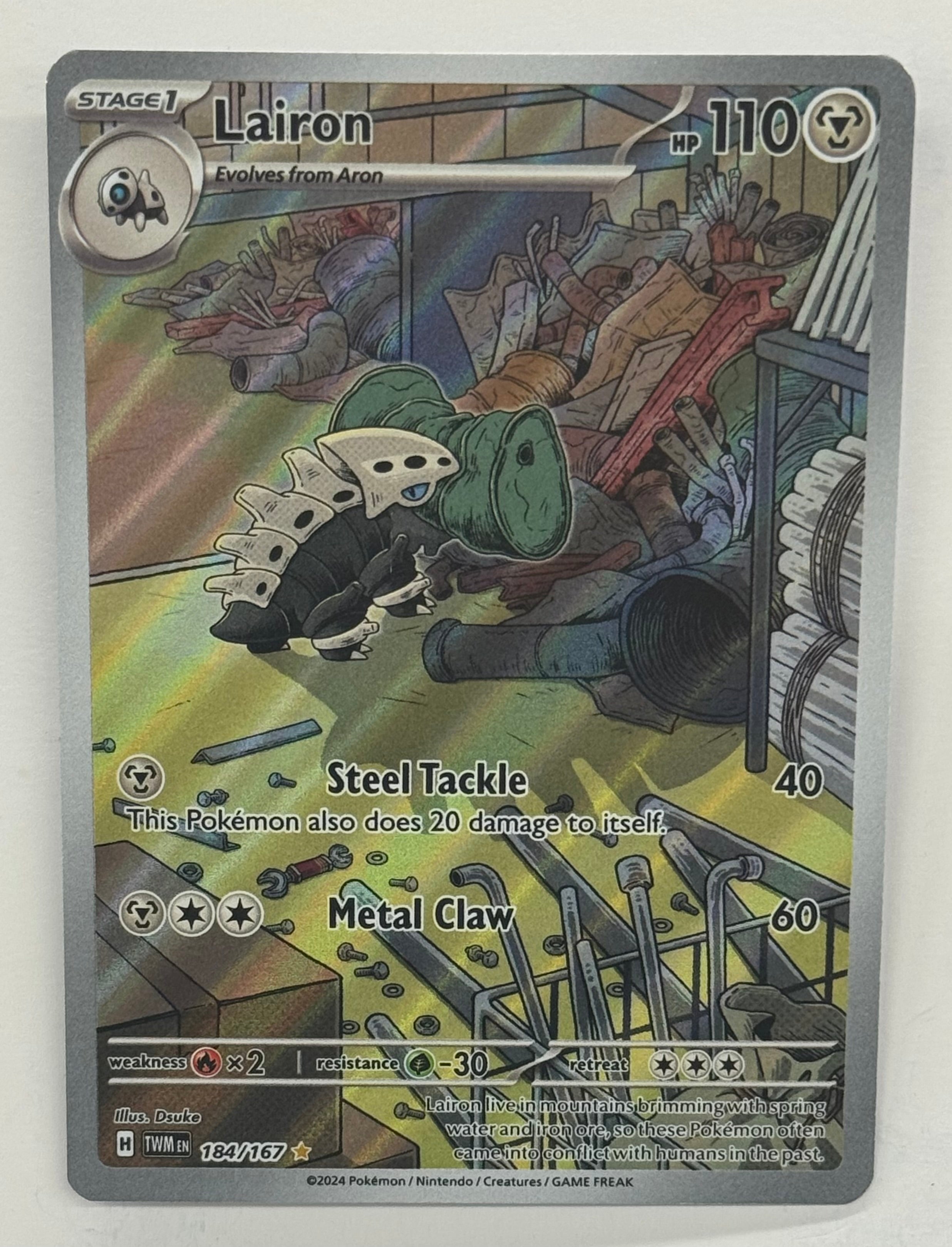 Pokémon TCG - Twilight Masquerade Lairon 184/167 NM
