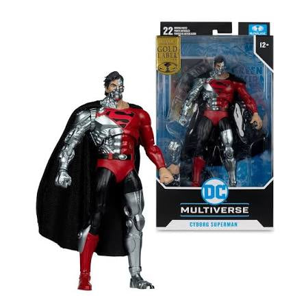McFarlane Gold Label Collection DC Multiverse Cyborg Superman Action Figure