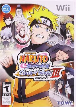 Nintendo Wii Naruto Shippuden: Clash Of Ninja Revolution Video Game