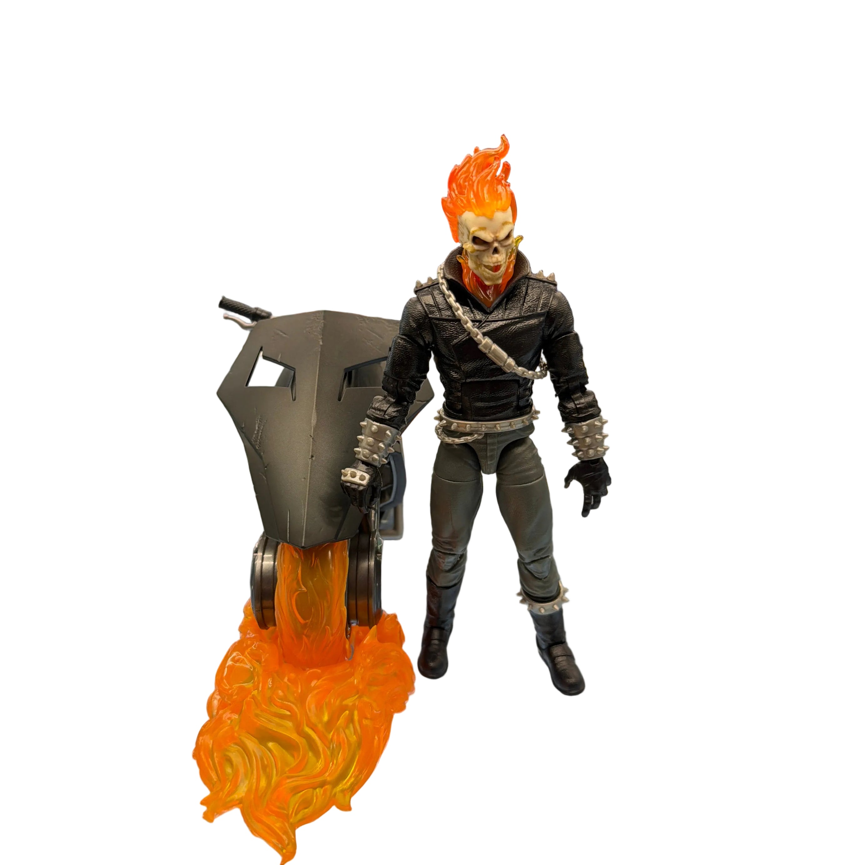 Loose Hasbro Marvel Legends 85th Anniversary Ghost Rider Danny Ketch w/ Hellcycle