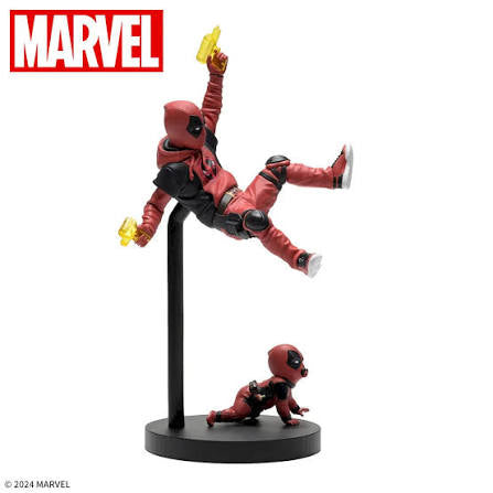 Sega Act/Cut Marvel Studios Deadpool & Wolverine Kidpool & Babypool Statue