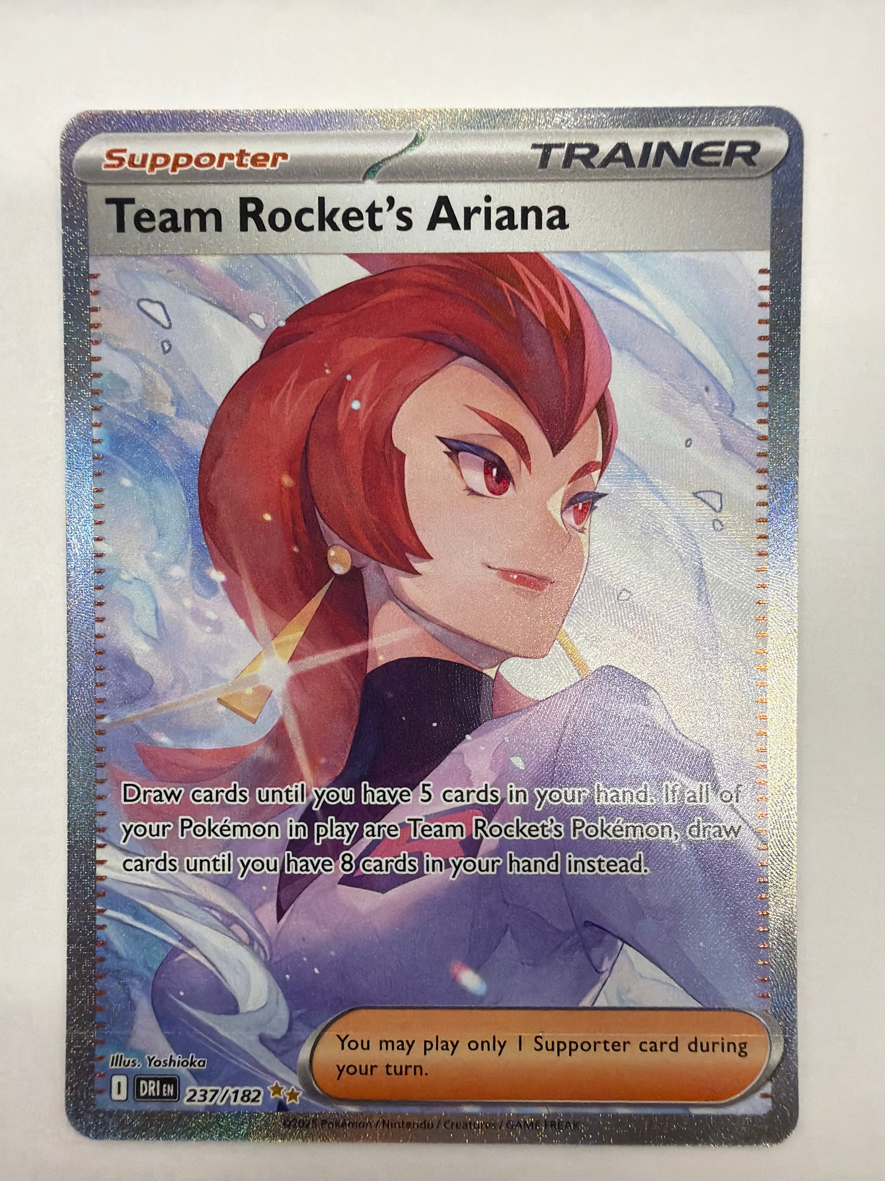 Pokémon TCG - Destined Rivals Team Rocket's Ariana 237/182 NM