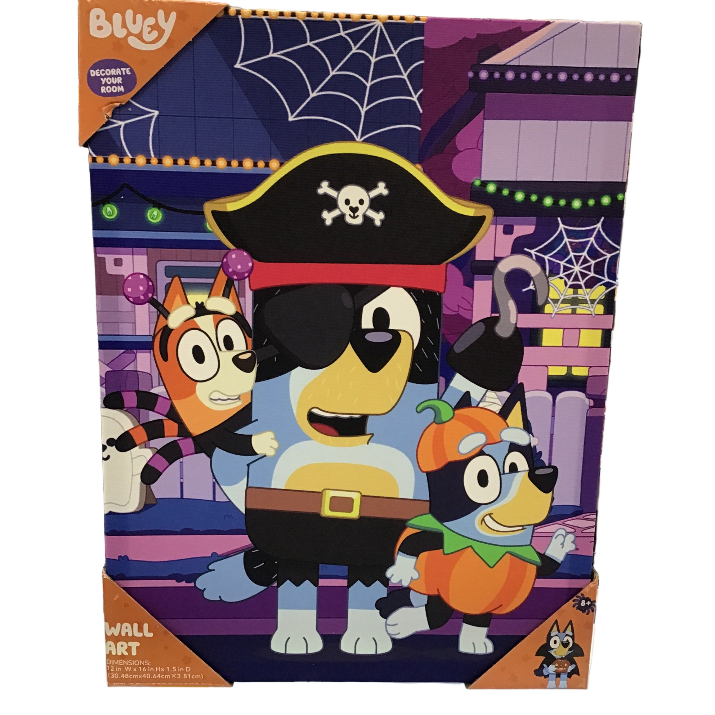Bluey Halloween Wall Art