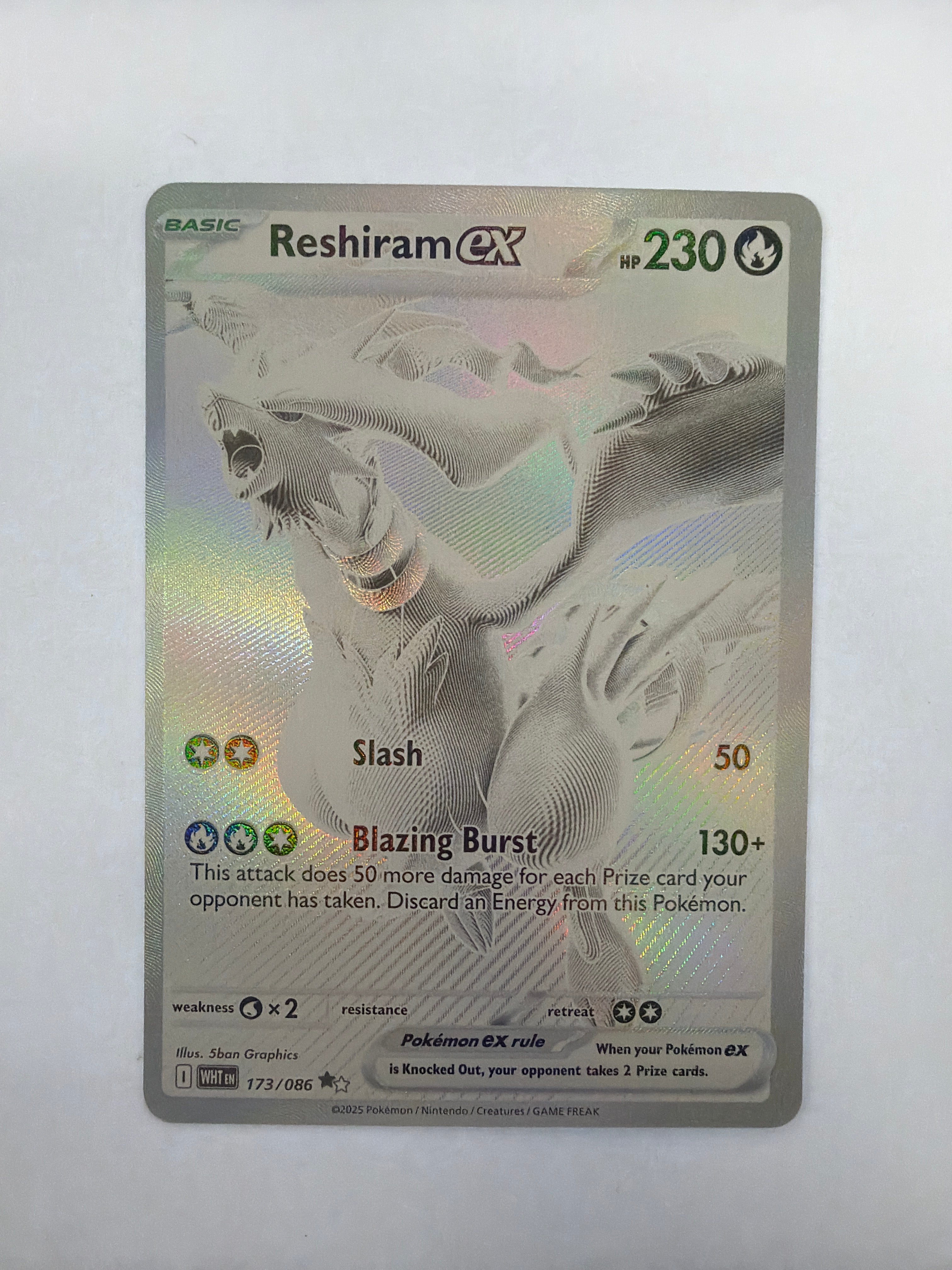 Pokémon TCG - White Flare Reshiram 173/086 NM
