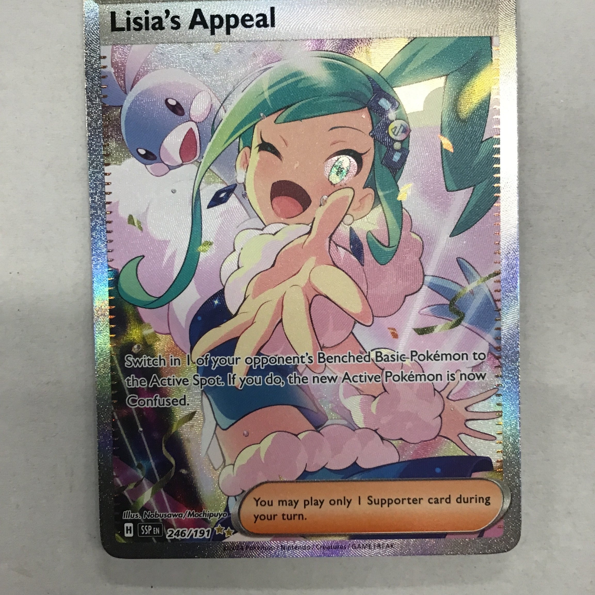Pokémon TCG - Surging Sparks Lisia’s Appeal 246/191 NM