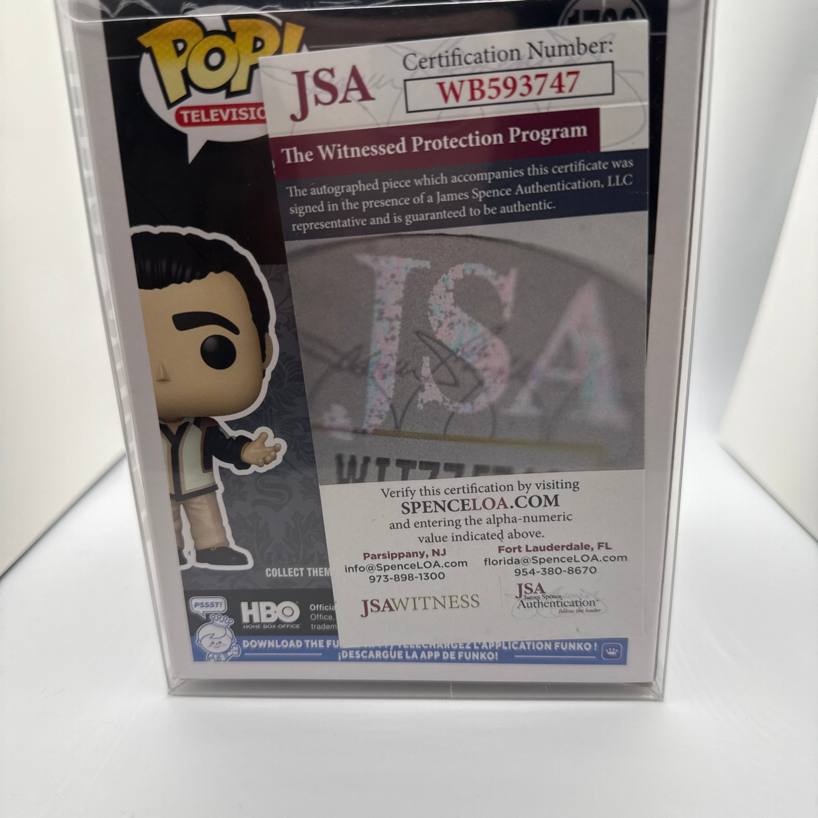 Signed Funko Pop Television The Sopranos, Furio Giunta #1700