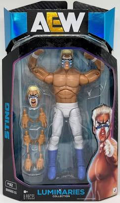 AEW Jazwares Unmatched Series 11 Luminaries Collection Sting Action Figure