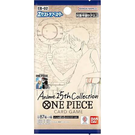 One Piece TCG - Japanese Extra Booster: Anime 25th Collection EB-02 Booster Pack