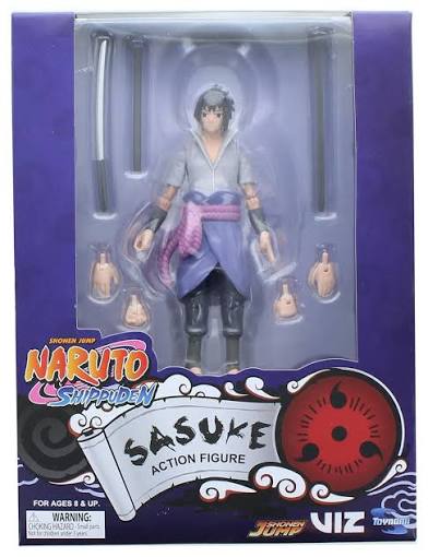 Toynami Viz Naruto Shippuden Sasuke Action Figure