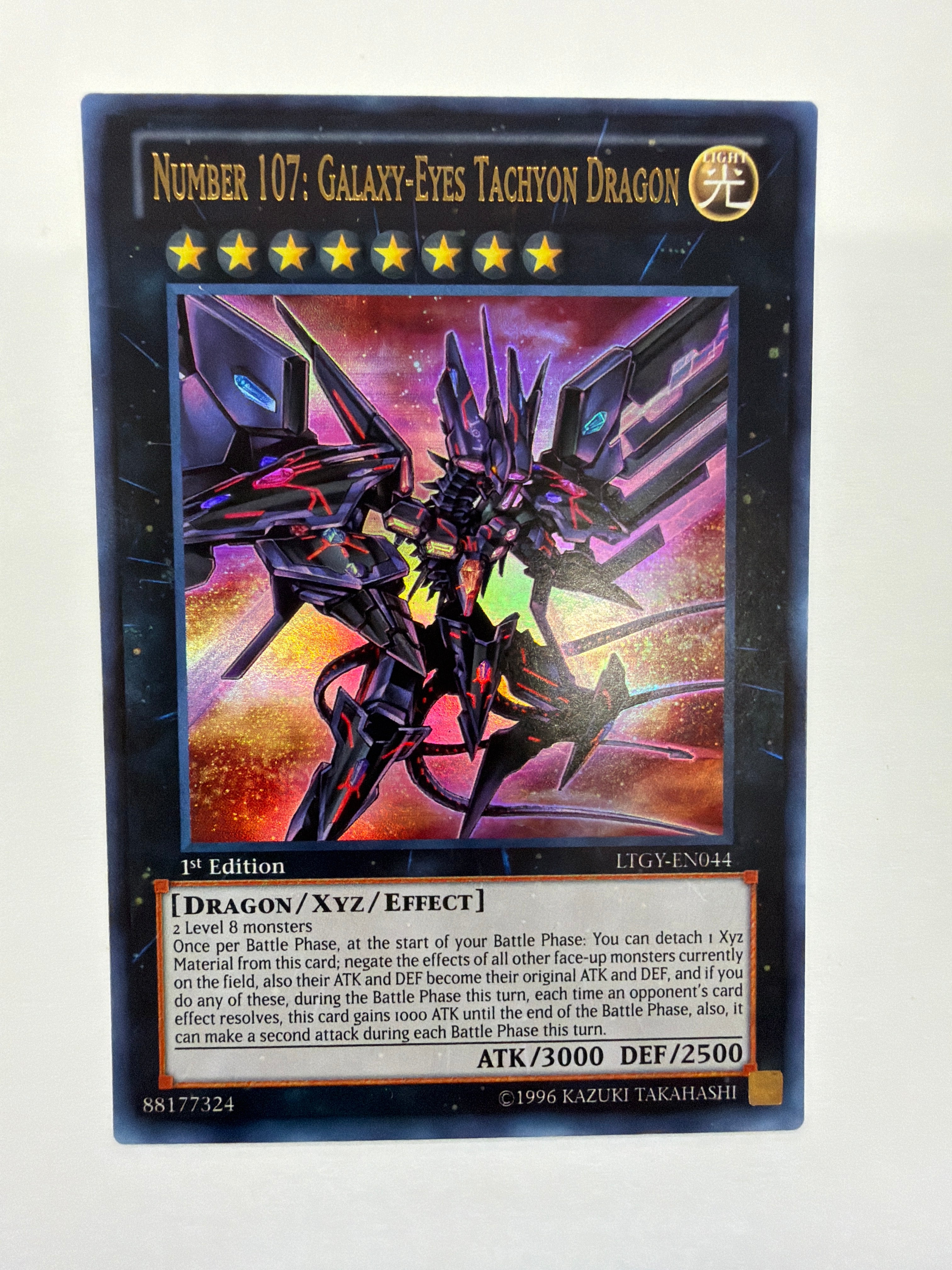 Yu-Gi-Oh! TCG - Lord of the Tachyon Galaxy Number 107: Galaxy-Eyes Tachyon Dragon LTGY-EN044 NM