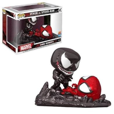Funko Pop! Marvel Comic Moments Venom vs Spider-man PX Previews #625