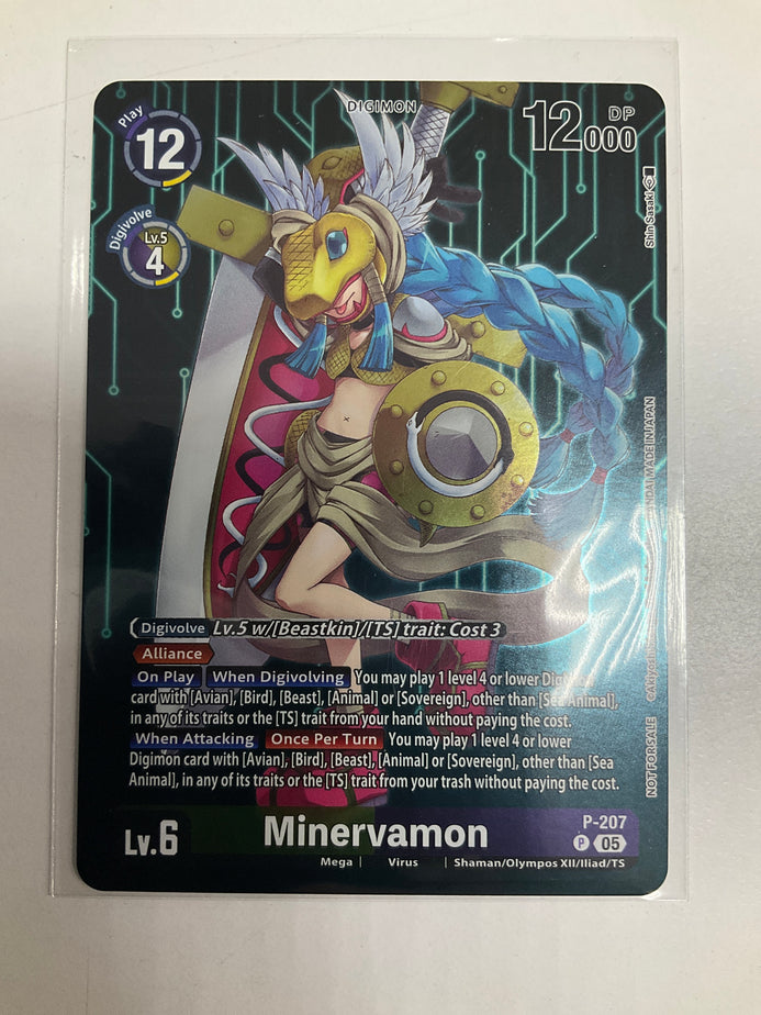 Digimon TCG Minervamon P-207 P 05 Promo NM True Believers Gaming and Collectibles Digimon TCG Minervamon P-207 P 05 Promo NM True Believers Gaming and Collectibles