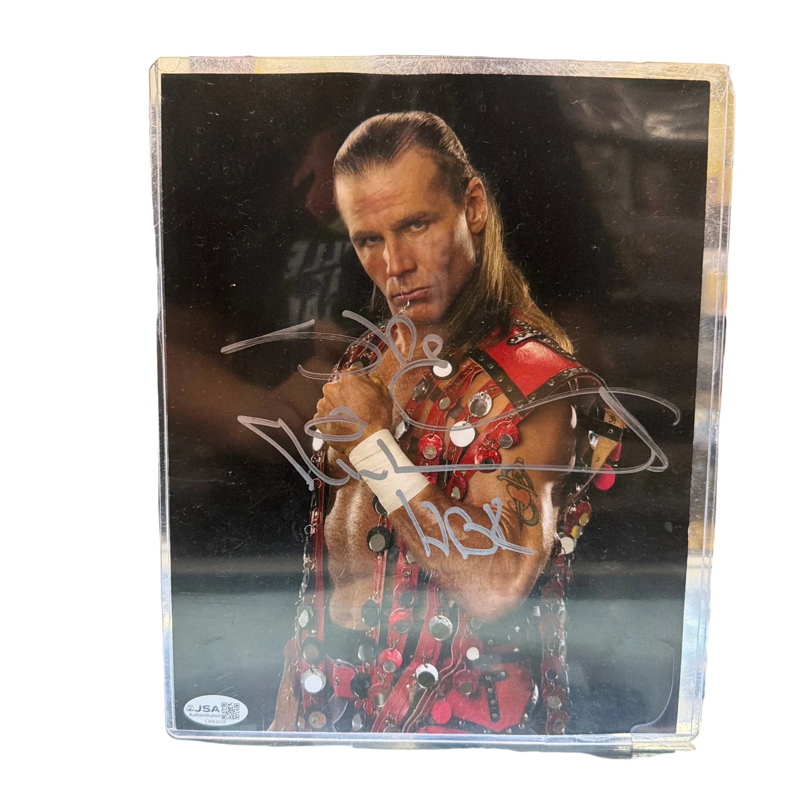 SIGNED Shawn Michaels Poster