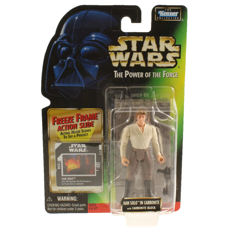 Kenner Star Wars The Power Of The Force Han Solo In Carbonite 3” Figure