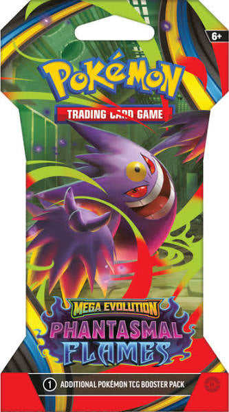Pokémon TCG - Mega Evolution Phantasmal Flames Sleeved Booster Pack
