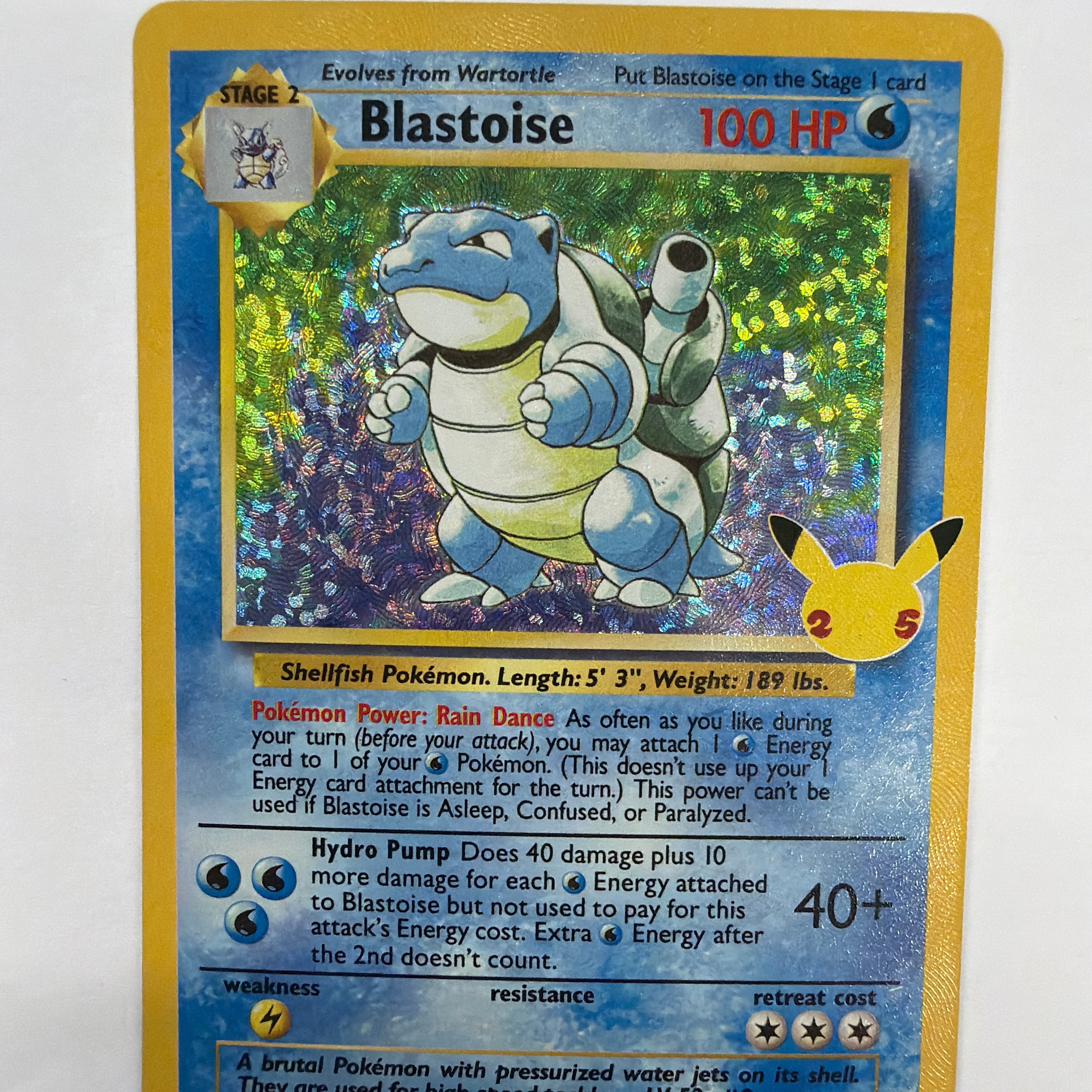 Pokémon TCG - Celebrations Blastoise 2/102 NM