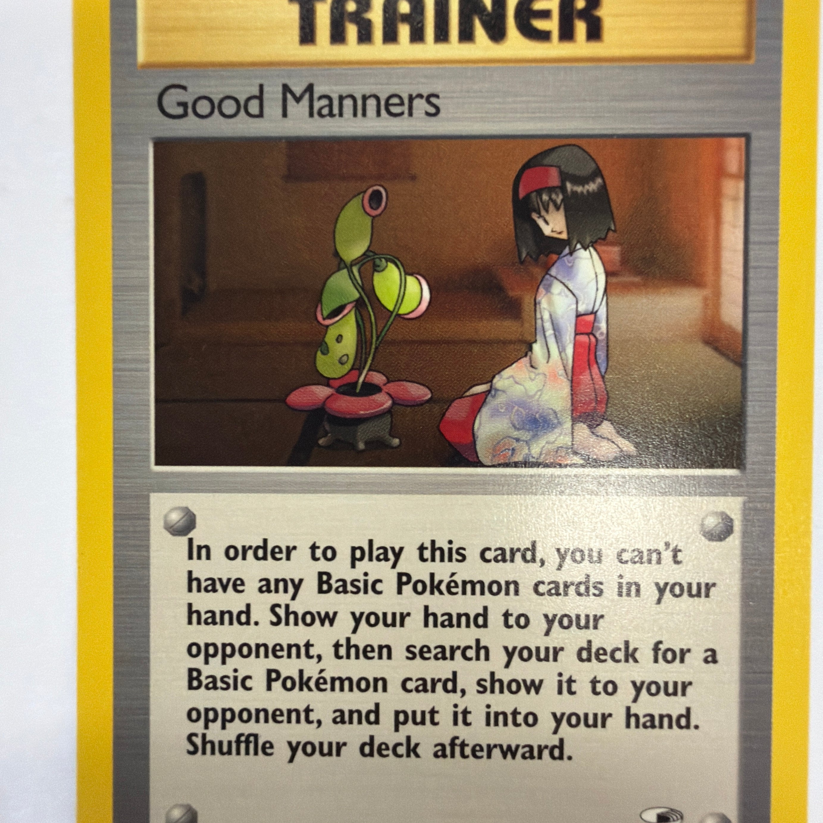 Pokémon TCG - Gym Heroes Unlimited Good Manners 111/132 Non-Holo LP
