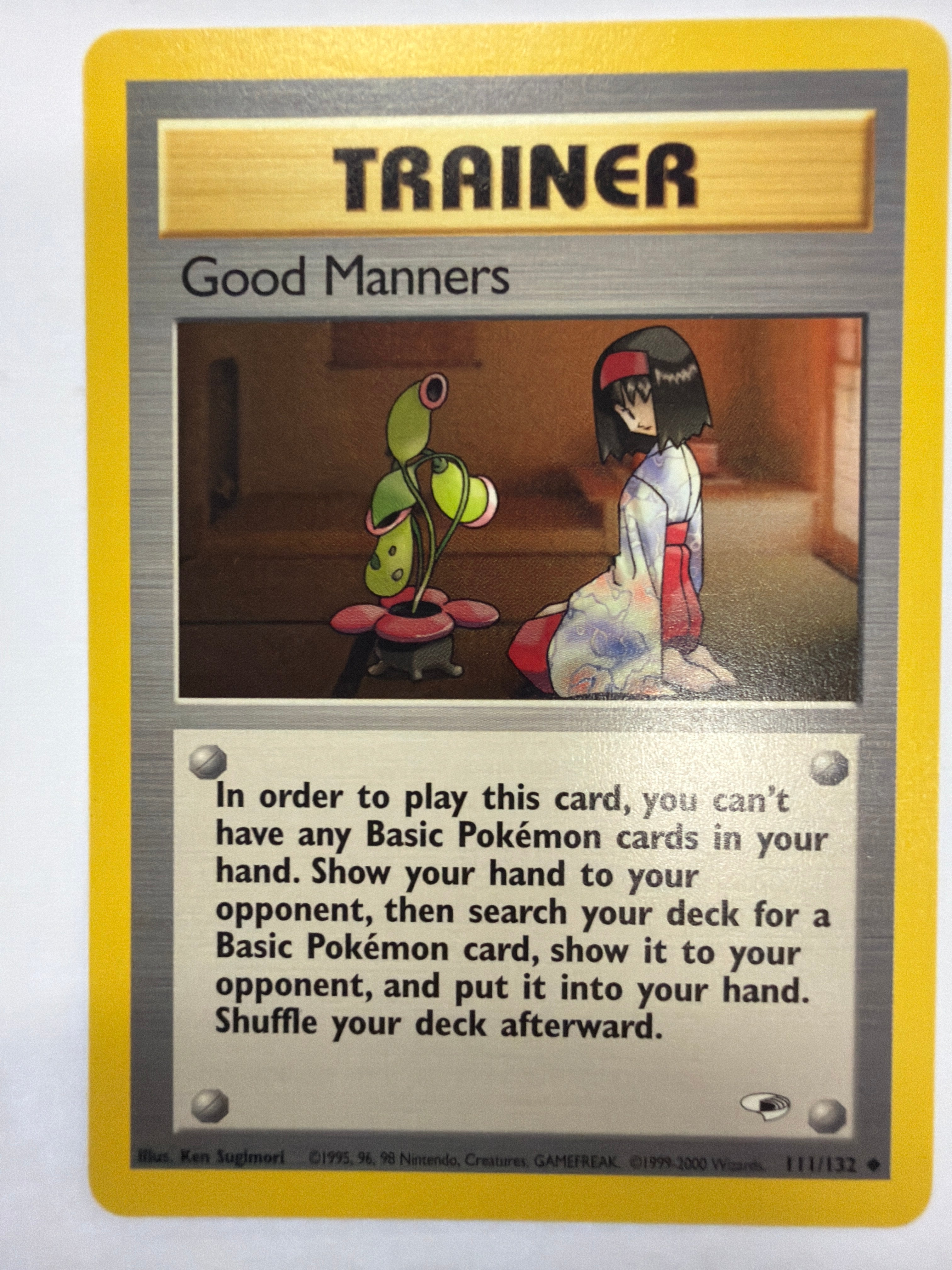 Pokémon TCG - Gym Heroes Unlimited Good Manners 111/132 Non-Holo LP