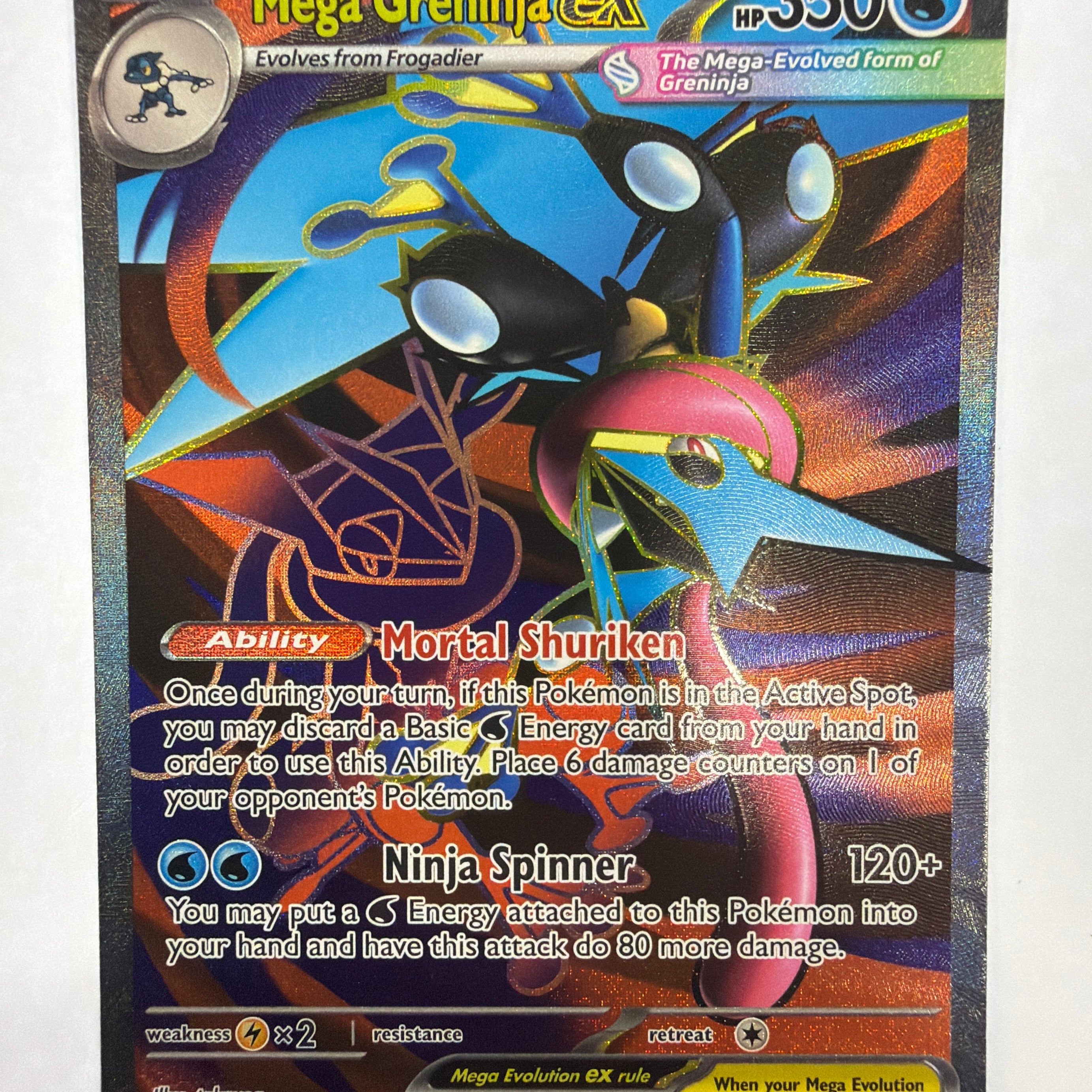 Pokémon TCG - Chaos Rising Mega Greninja ex 100/086 NM